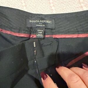 Banana Republic Black Boot Cut Pants
